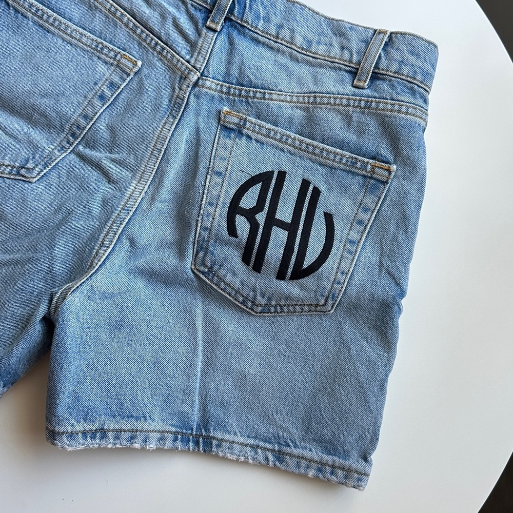 Rhude x Zara Rhuigi denim shorts